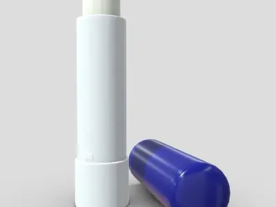 Lip Balm  Low-poly 3D model