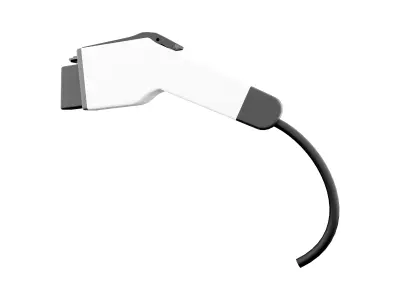 3d  power station handle icon 3D model