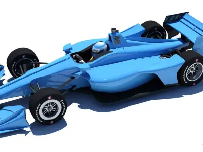 Indycar 2018 - Road 3D model