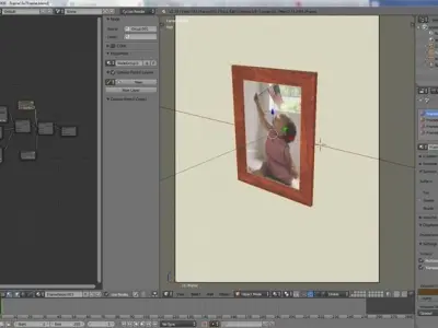 Wooden Frame Free 3D model