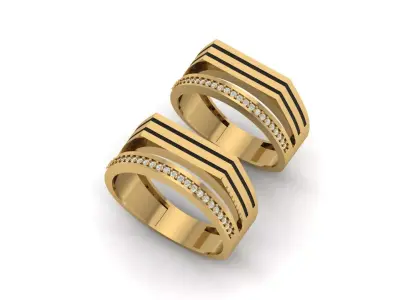 Couple Ring 3D print model order
