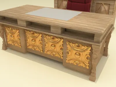 Office Room Set  3D model