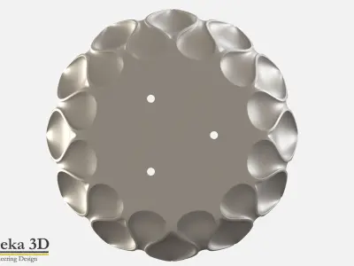WAVE PATTERN POT MODEL 1 AND 2 3D print model