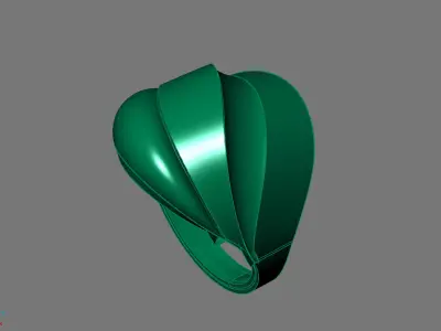 Women Ring Plain Ring Ready STL 3DM Models Womens Rings 3D print model 42