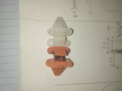 CRX Rear Window clip 3D print model