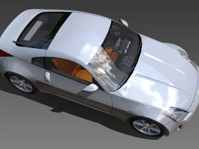 2002-2008 Nissan 350z Low-poly 3D model
