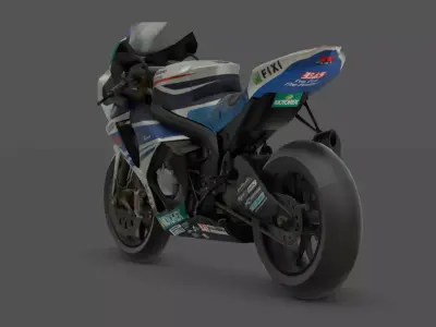 Suzuki GSX-R1000  Racing Legend 3D Model Low-poly 3D model