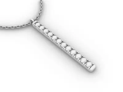 Pendant 2024-008 3D print model 3D print model