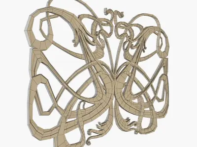 CNC DECOR art nouveau 3D model