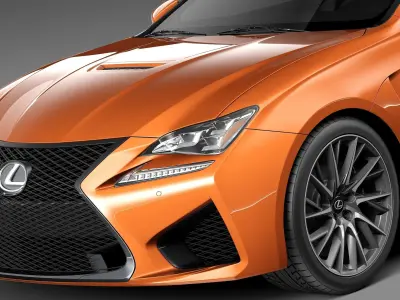 Lexus RC F 2015 3D model