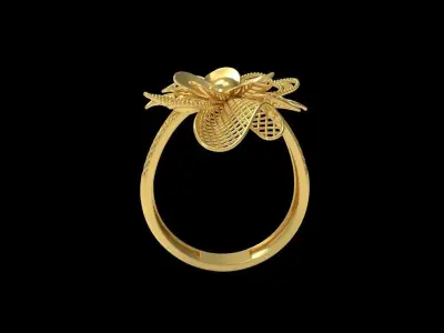 Fusion Gold Rings RAA06 3D print model