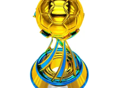 Football Soccer Cup Trophy 3D model