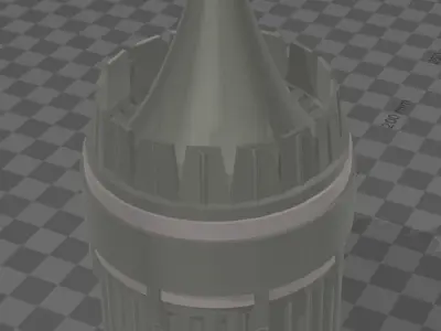 Aerospike thruster 3D model