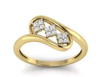 Women ring 3dm Render details 3D print model