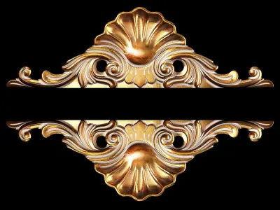 Classic carved 021 3D model