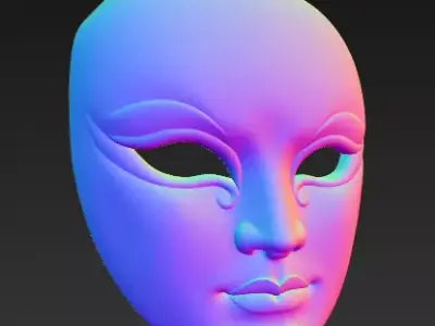 Mascara opera 3D print model