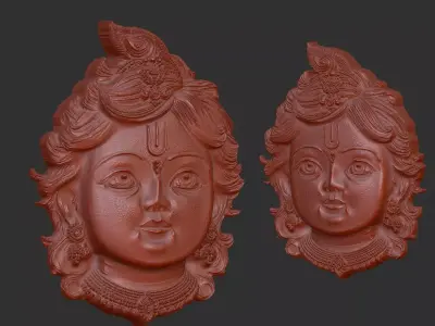 krish pentant 3D print model