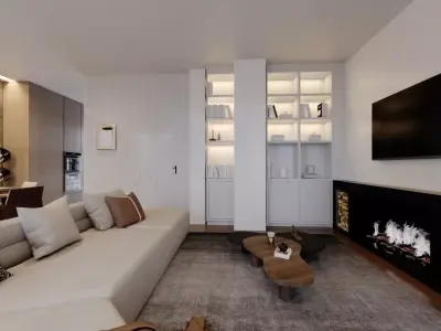 living room 3D model 24