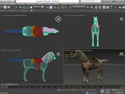 Horse - D13 3D model