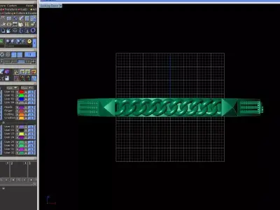 Luxury Chain Bracelet  3D print model