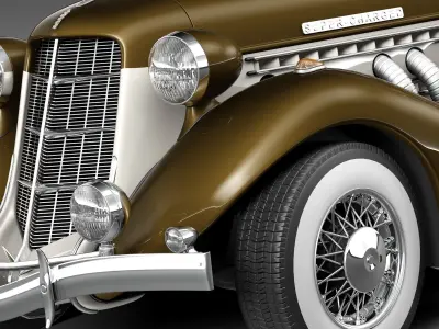 Auburn Speedster 851 3D model