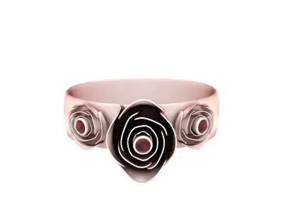 LUXURY RING 3D PRINTABLE MODEL  3D print model