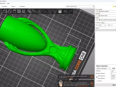 Europian super cup football trophy award 3D print model