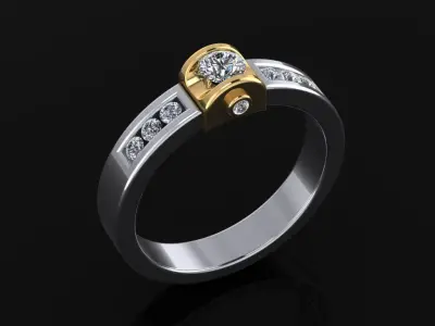 Man Ring 11 3D print model