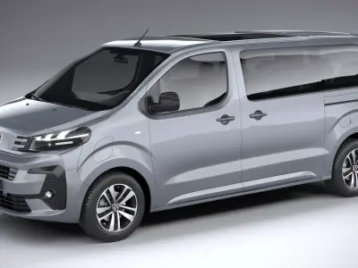 Peugeot E-Traveller 2024 3D model