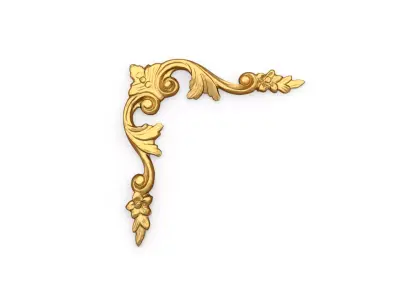 Classic decor ornament 152 3D model
