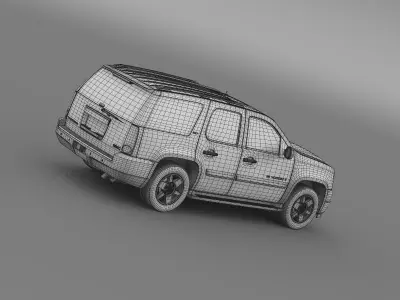GMC Yukon XFE 2009 3D model