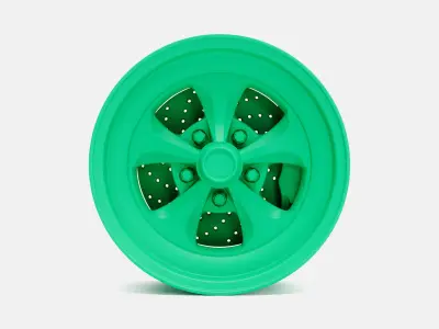 15x7 Keystone Klassic Wheel and Brake 3D print model