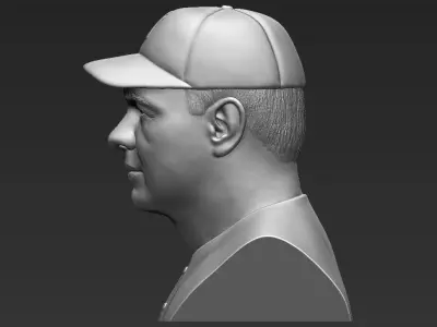 Babe Ruth bust 3D printing ready stl obj formats 3D print model