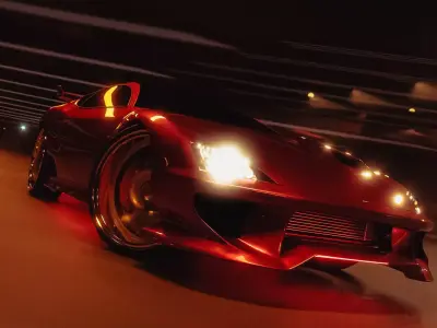 Hot Wheels Seared Tuner 3D model