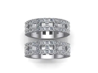 Tffany true wide ring 3D print model