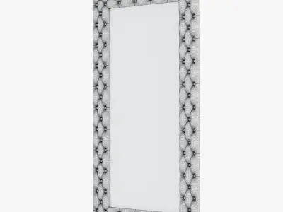 Deep Button Dressing Mirror 3D model