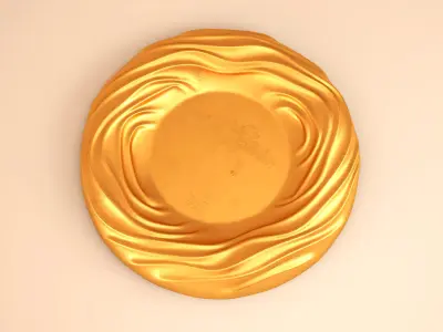 Desert Wind - Sea Waves - Tealight Holder 3D print model