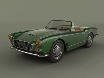 Maserati 3500GT spider Vignale 3D model