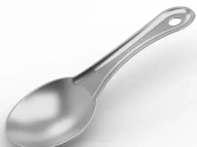 Premium Serving Spoon 3D print model