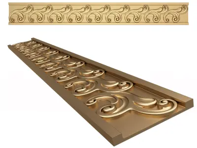 Ornament Element Molding 026 Low-poly 3D model