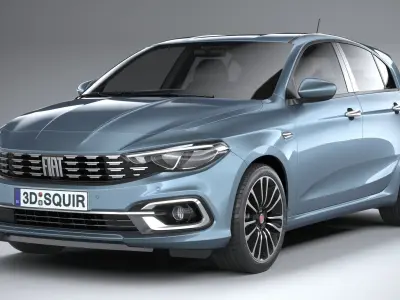 Fiat Tipo 5door 2021 3D model