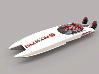 Powerboat  3D model