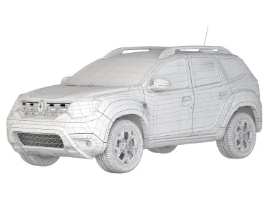 Renault Duster 2018 3D model