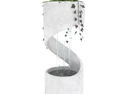 Water Fountain - Spiral 3D model