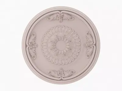 Classic Ceiling Medallion 60 3D model