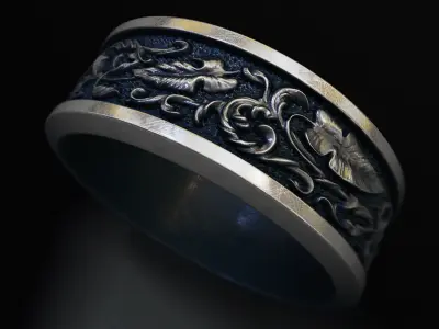 vine ring 3D print model