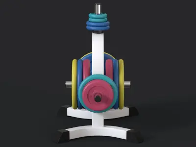 Barbell Plate 3D model