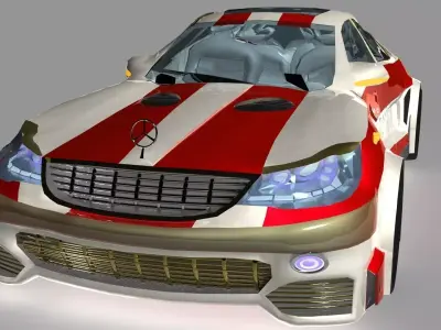 Mercedes XCL AMG 63 GTR concept model 3D model