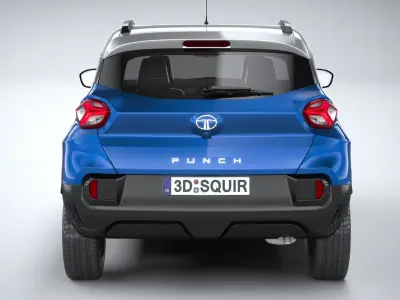 Tata Punch 2022 3D model