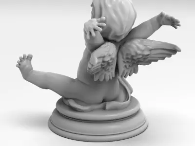 Angel Statuette 3D print model